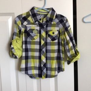 Guess bottom down toddler boy shirt